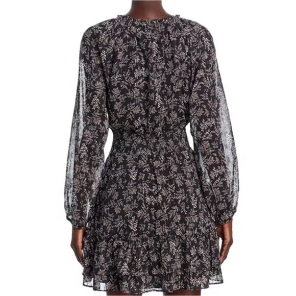 NWT Aqua Dress Women's XXL Smocked Floral Preppy Summer Boho Coastal Flowy - Picture 4 of 16